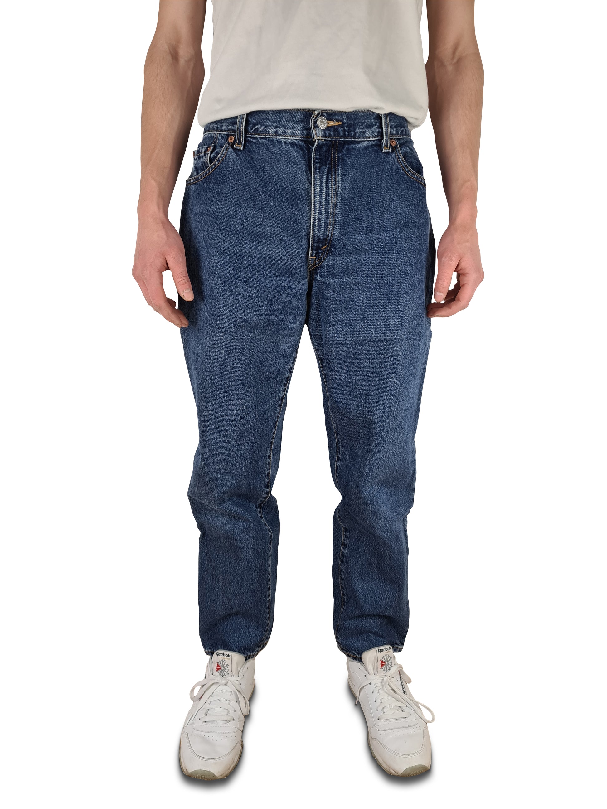 Vintage Levis Jeans 550 Classic Relaxed Fit Tapered Leg Made In Mexico M - RareRags