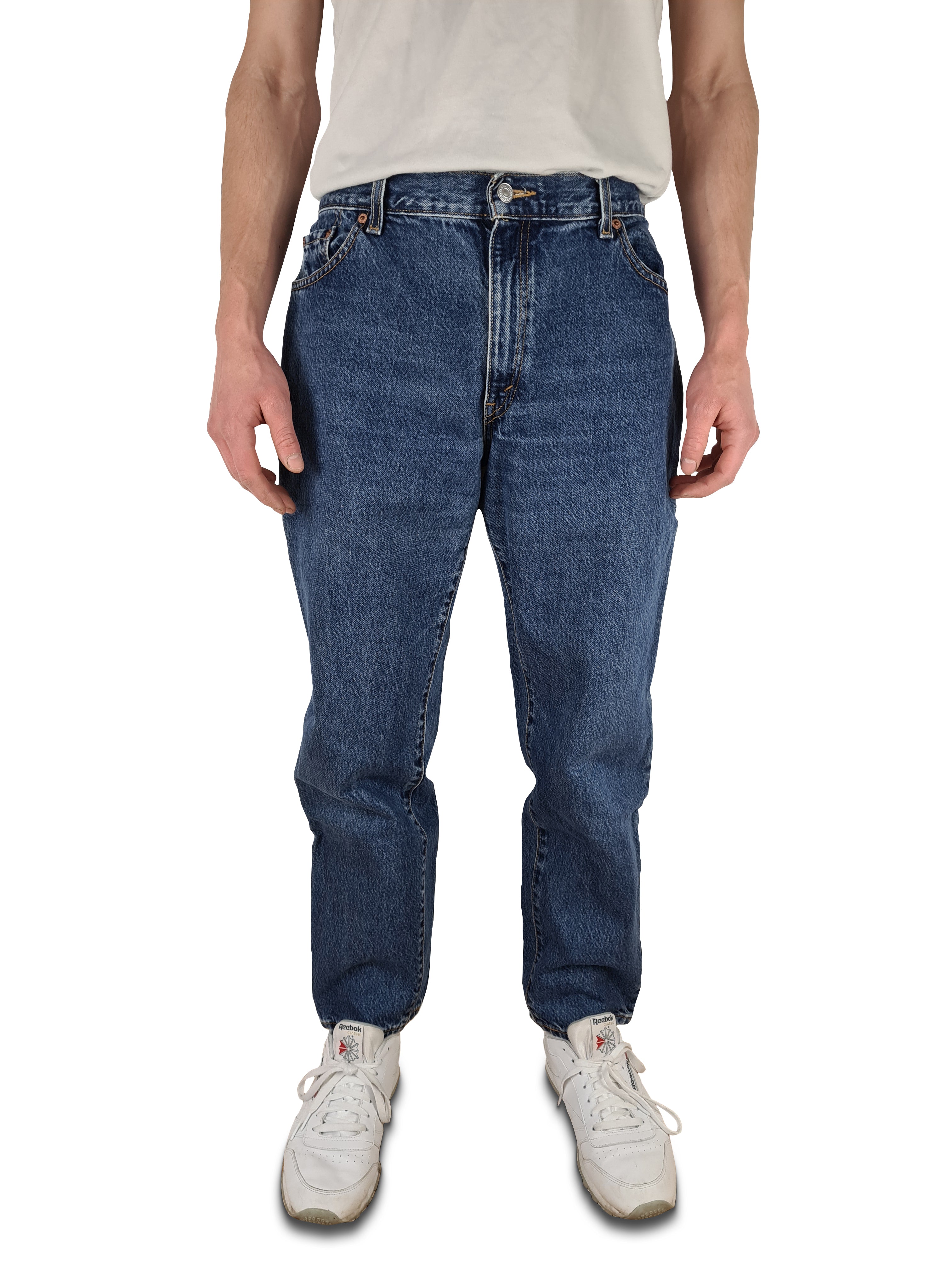 Vintage Levis Jeans 550 Classic Relaxed Fit Tapered Leg Made In Mexico M - RareRags