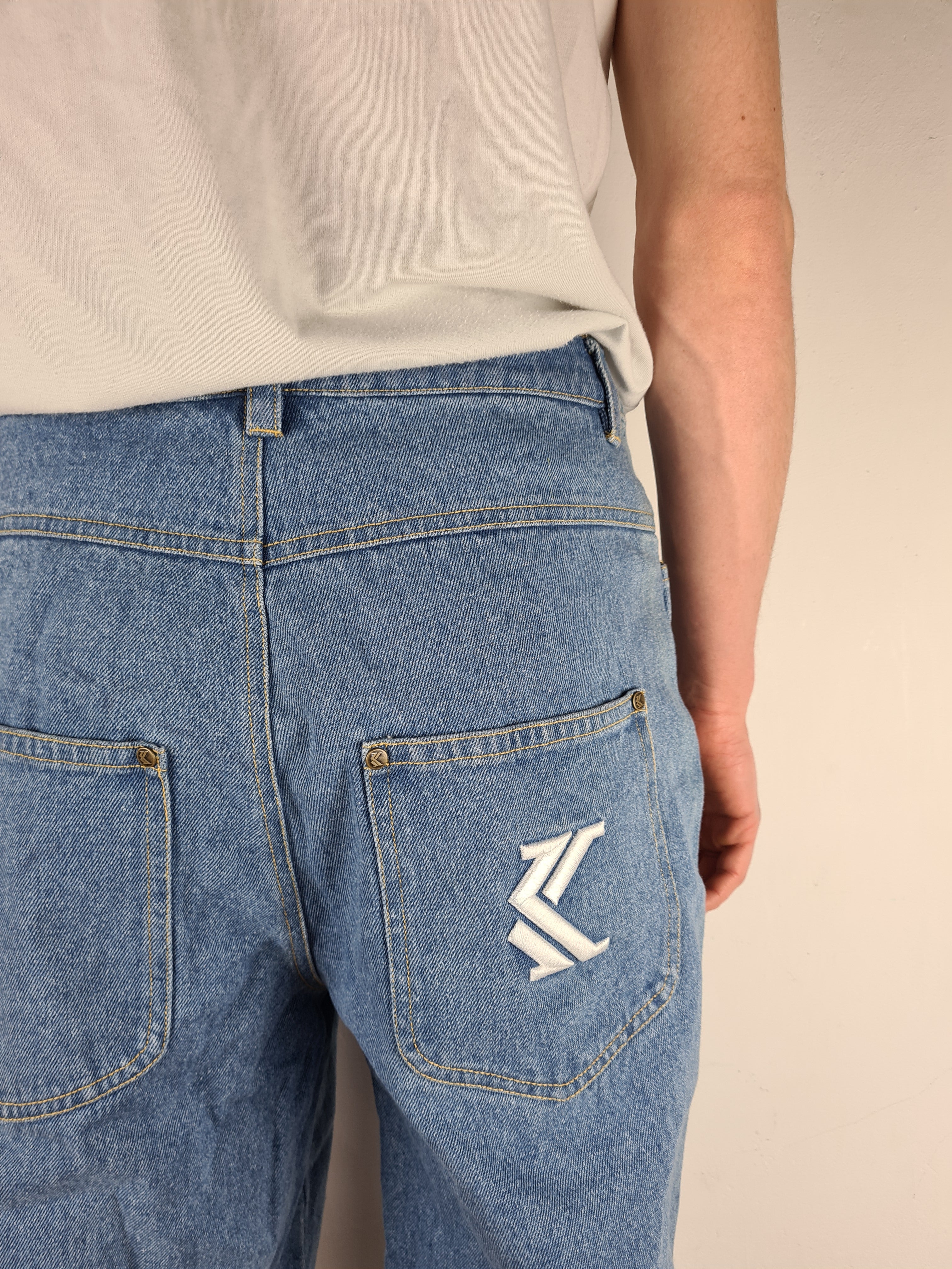 Y2K Karl Kani Jeans Deadstock Baggy S-M - RareRags