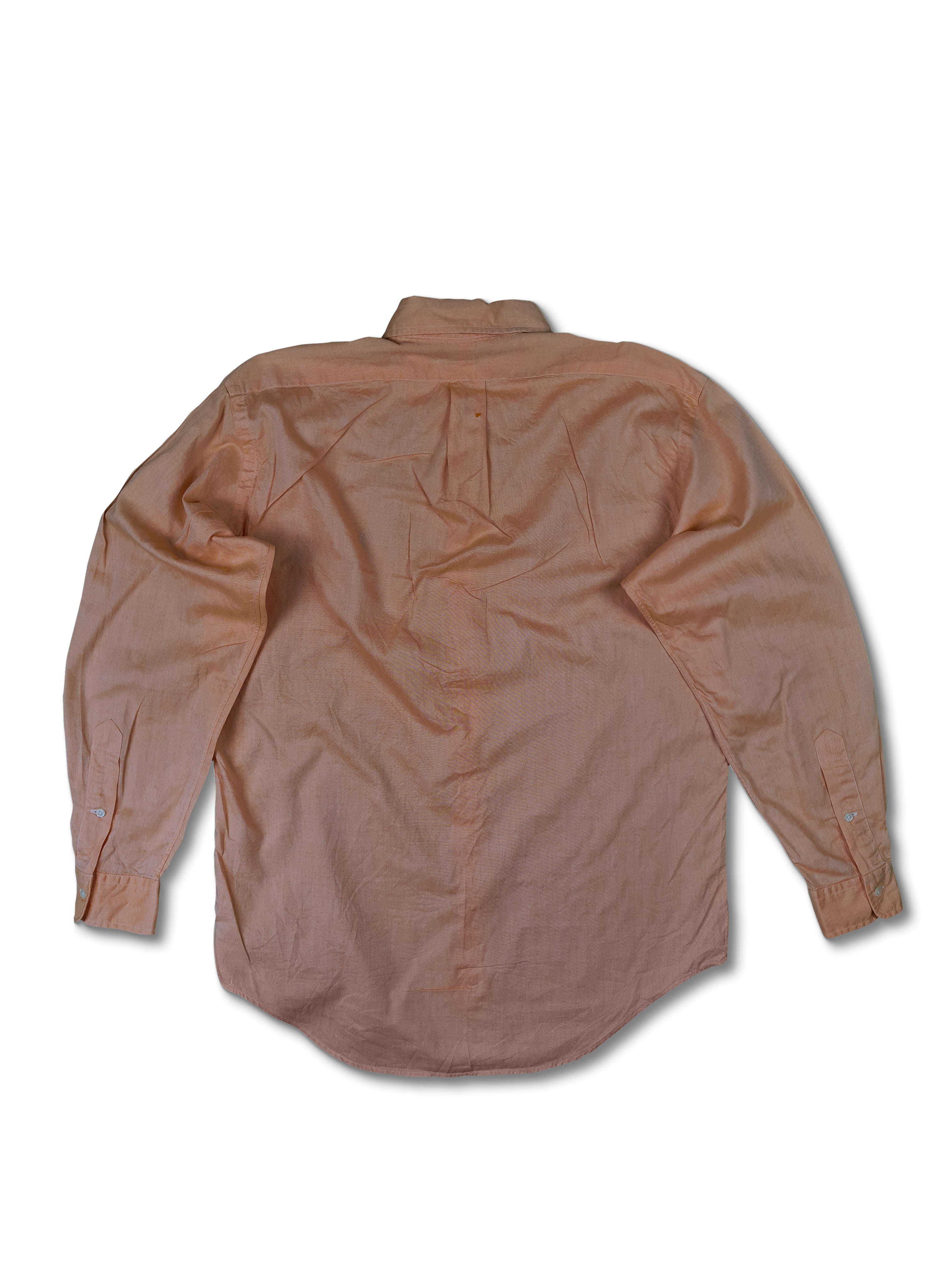 Modernes Ralph Lauren Hemd Yarmouth Pinpoint Oxford Orange L-XL - RareRags