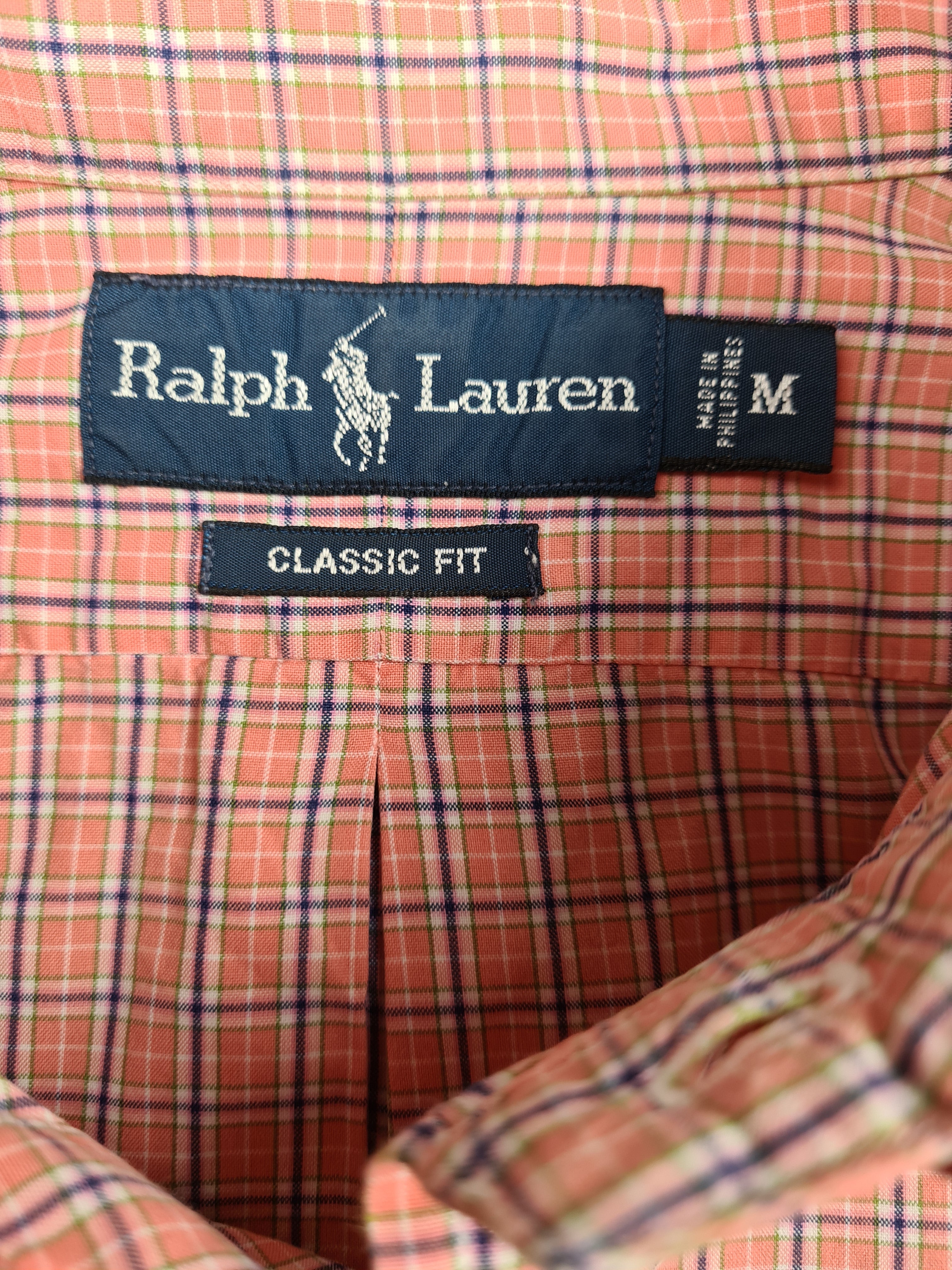 Vintage Ralph Lauren Kurzarmhemd Classic Fit M - RareRags