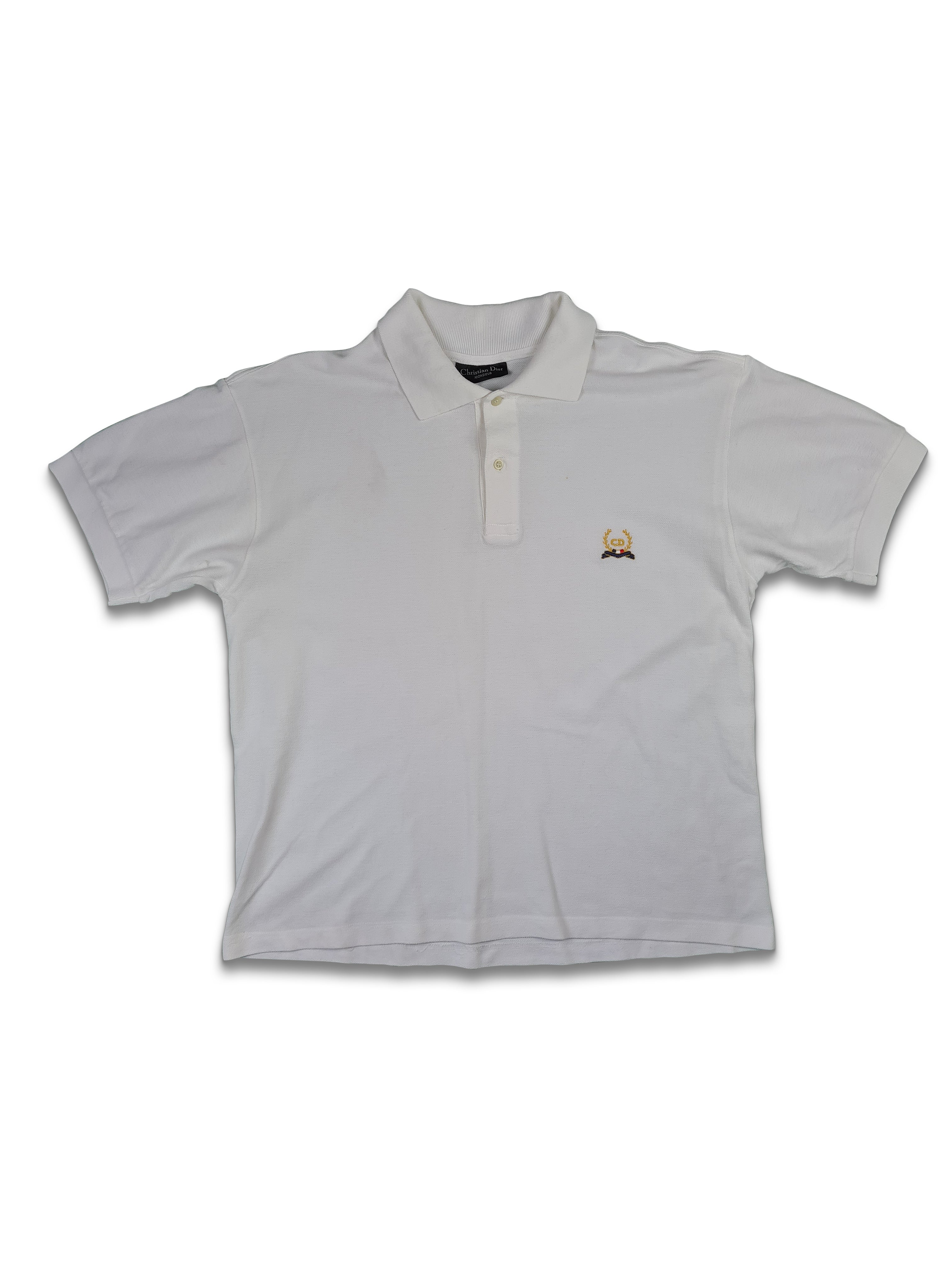 Vintage Christian Dior Polo Monogramm Crest M-L - RareRags