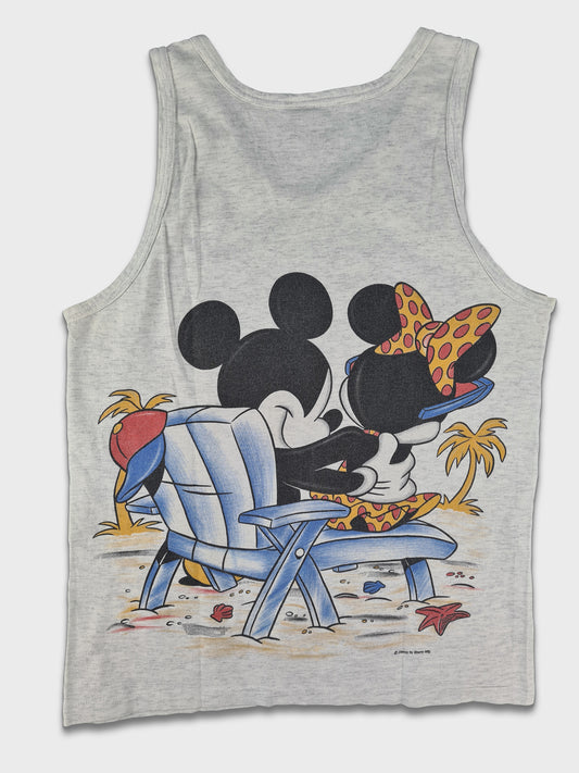 Vintage Disney Tanktop Mickey&Minni Mouse Florida Made In USA S