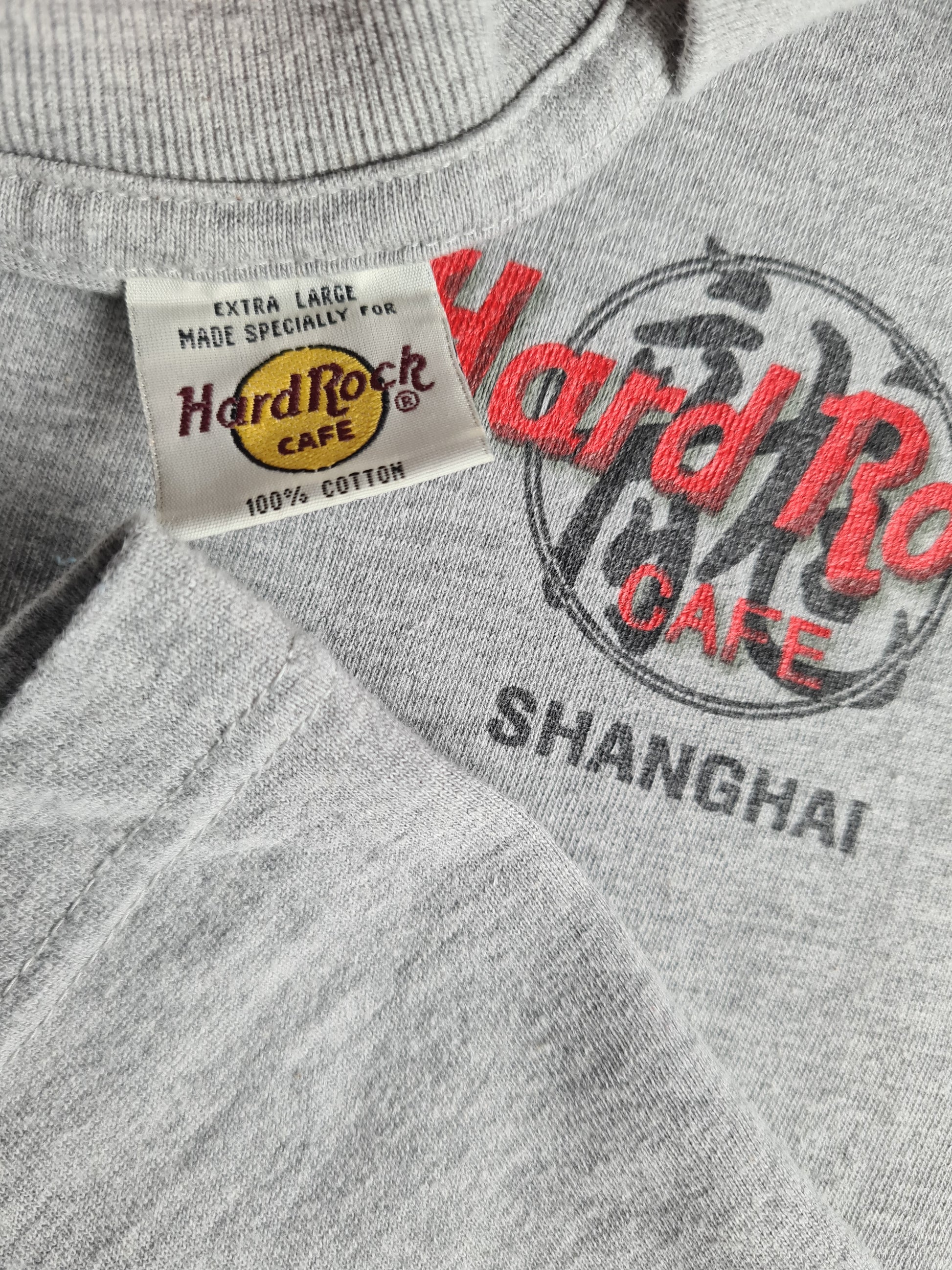 Vintage Hard Rock Cafe Shirt Shanghai Y2K Look XL - RareRags