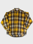 Vintage Jean Maseric Flanellhemd Gelb M