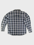 Vintage Wrangler Flanellhemd Kariert Blautöne L