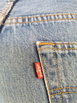 Vintage Levis Jeans No Patch Hellblau S-M