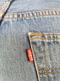 Vintage Levis Jeans No Patch Hellblau S-M