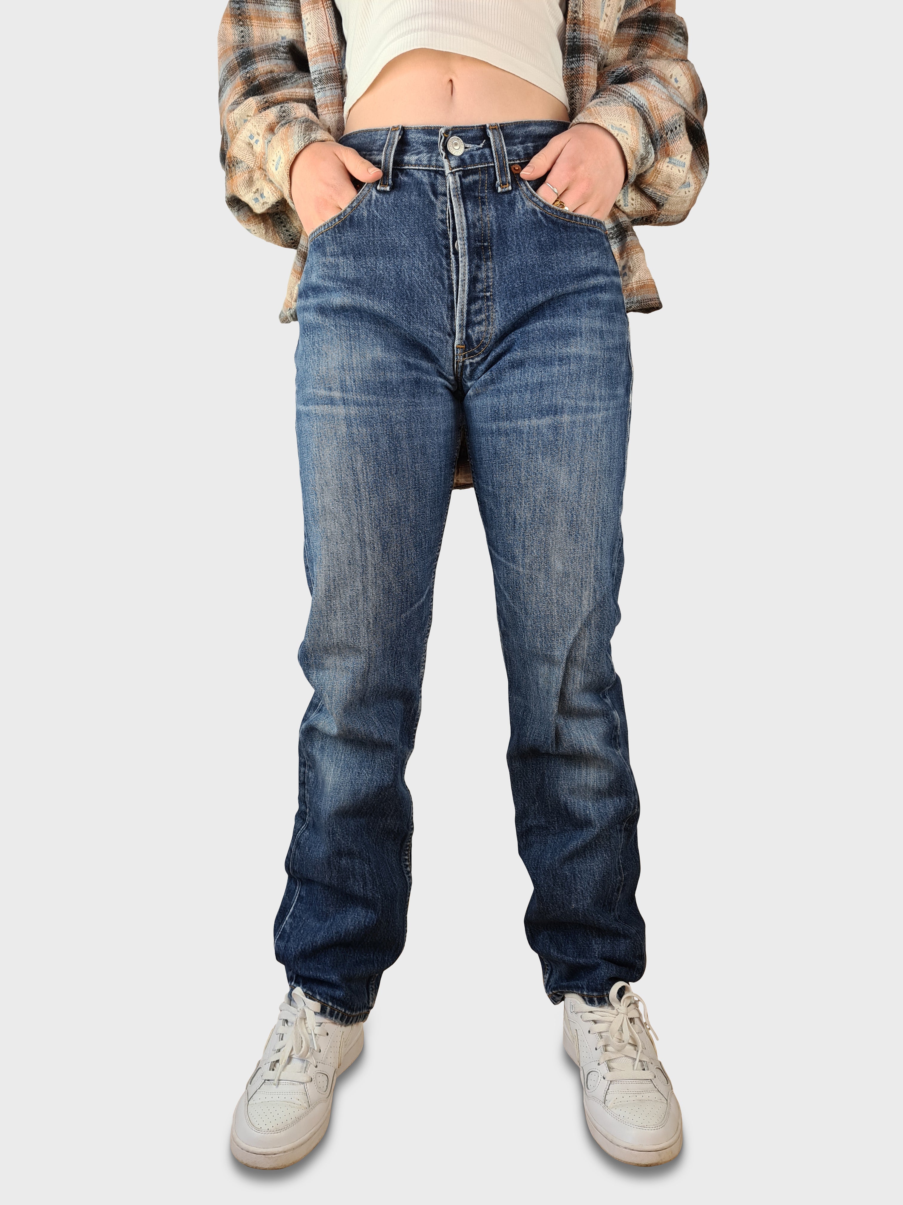 Vintage Levis Jeans 501 W28 L32 - RareRags