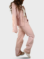 Vintage Biba Anzug Blazer + Hose Rosa (36) S - RareRags