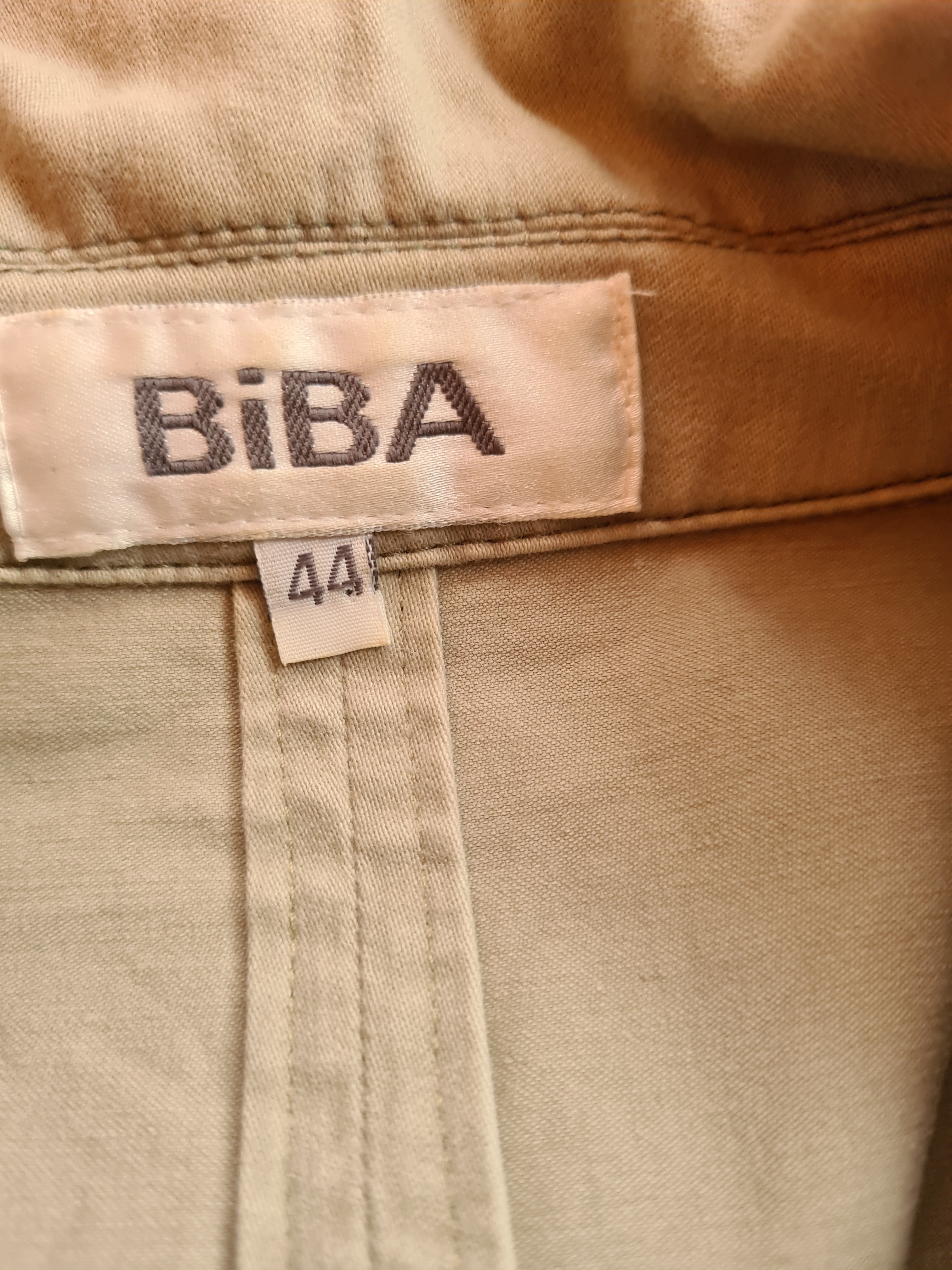 Vintage Biba Anzug Blazer + Hose Beige (40) L - RareRags