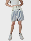 Rare! Vintage YEN ¥ Jeansrock Michiko Koshino XS-M