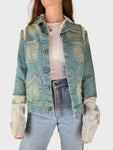 Rare! Vintage Yen ¥ Jeansjacke Michiko Koshino Jeans + Dünner Stoff M
