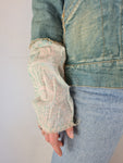 Rare! Vintage Yen ¥ Jeansjacke Michiko Koshino Jeans + Dünner Stoff M