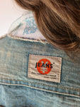 Rare! Vintage Yen ¥ Jeansjacke Michiko Koshino Jeans + Dünner Stoff M