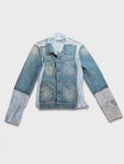 Rare! Vintage Yen ¥ Jeansjacke Michiko Koshino Jeans + Dünner Stoff M