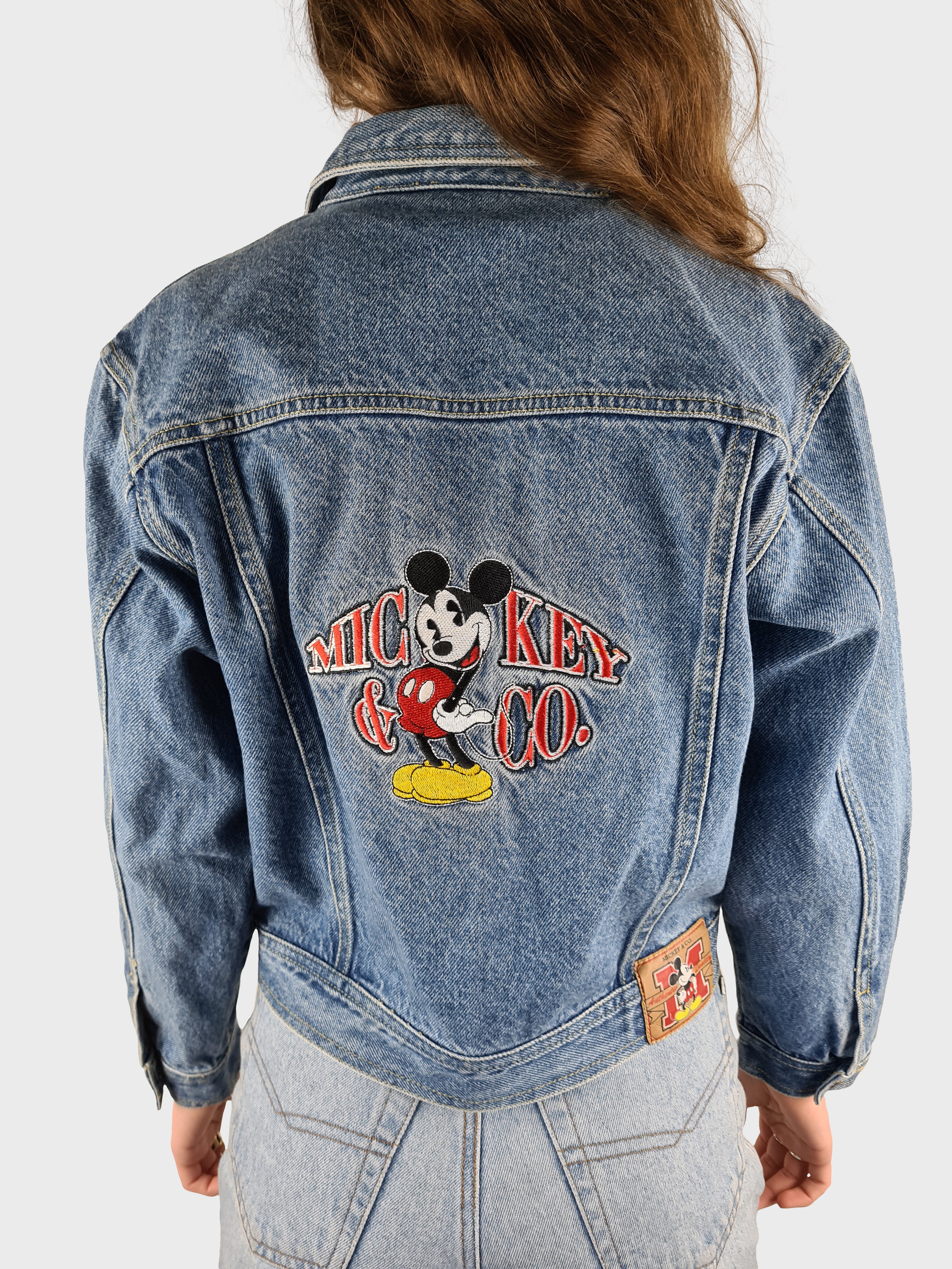 Vintage Disney Jeansjacke Mickey & Co. XS - RareRags