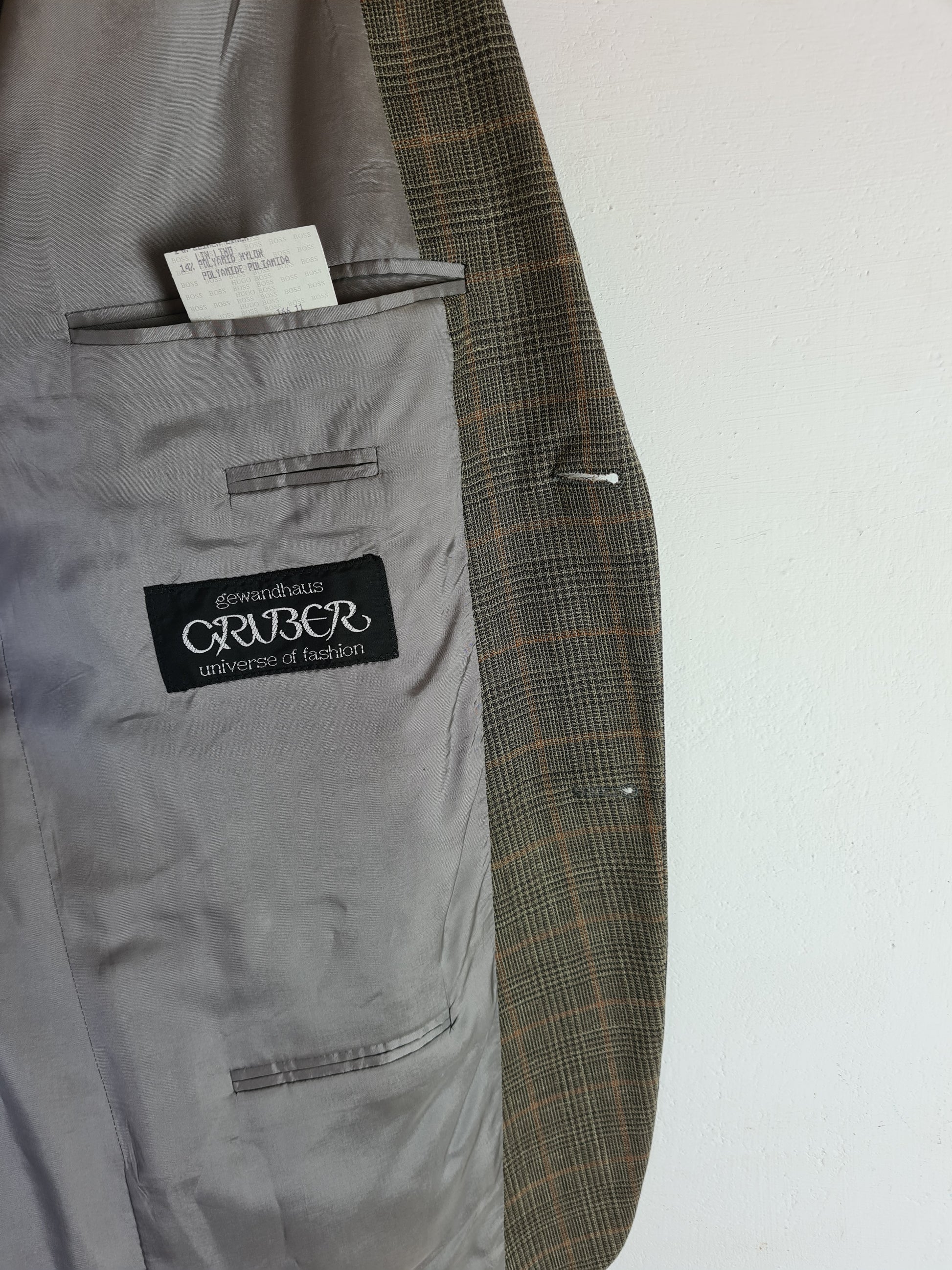 Vintage Hugo Boss Sakko Gewandhaus Gruber Bertolucci L-XL - RareRags