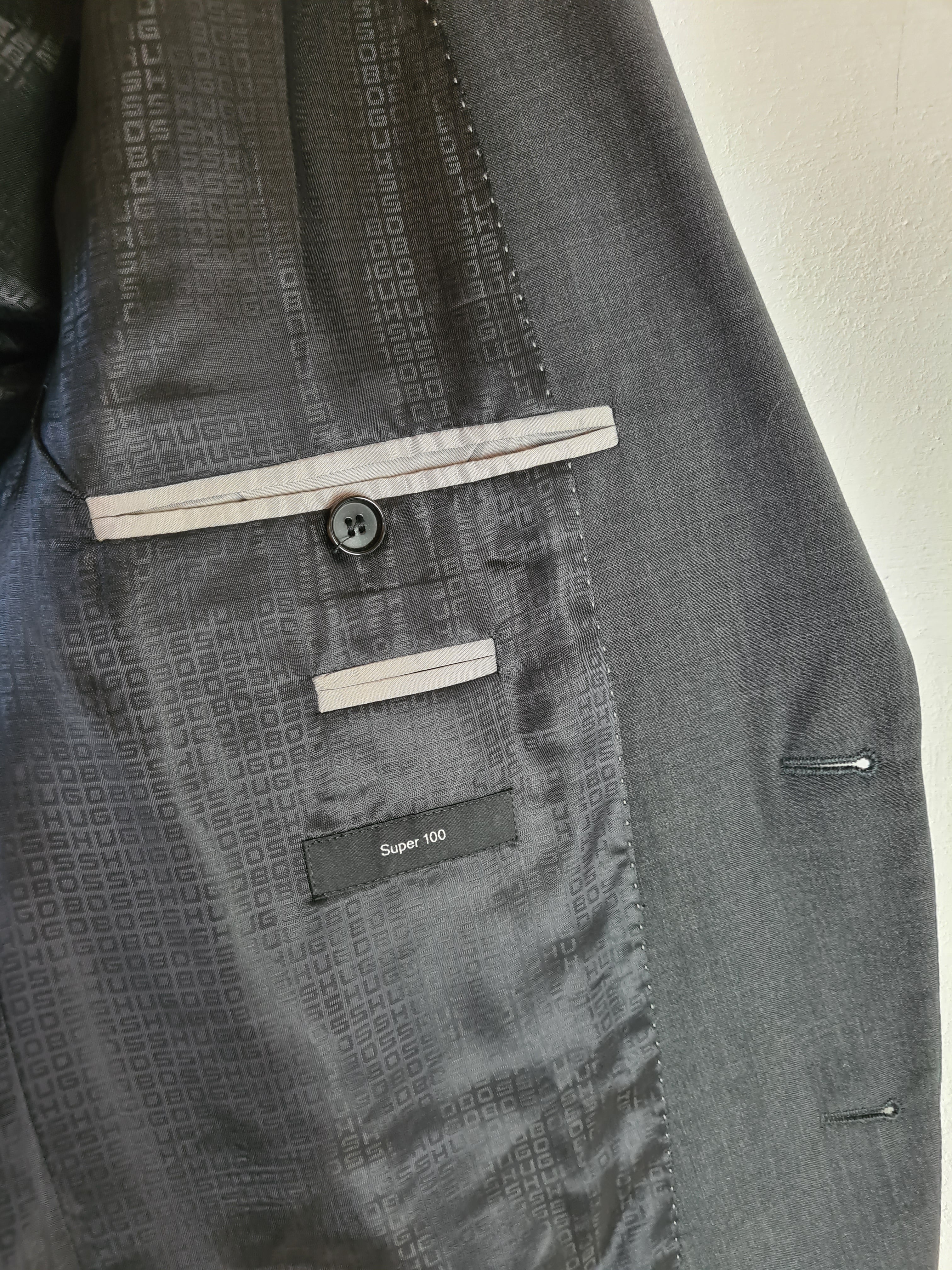 Modernes Hugo Boss Sakko Super 100 M-L - RareRags