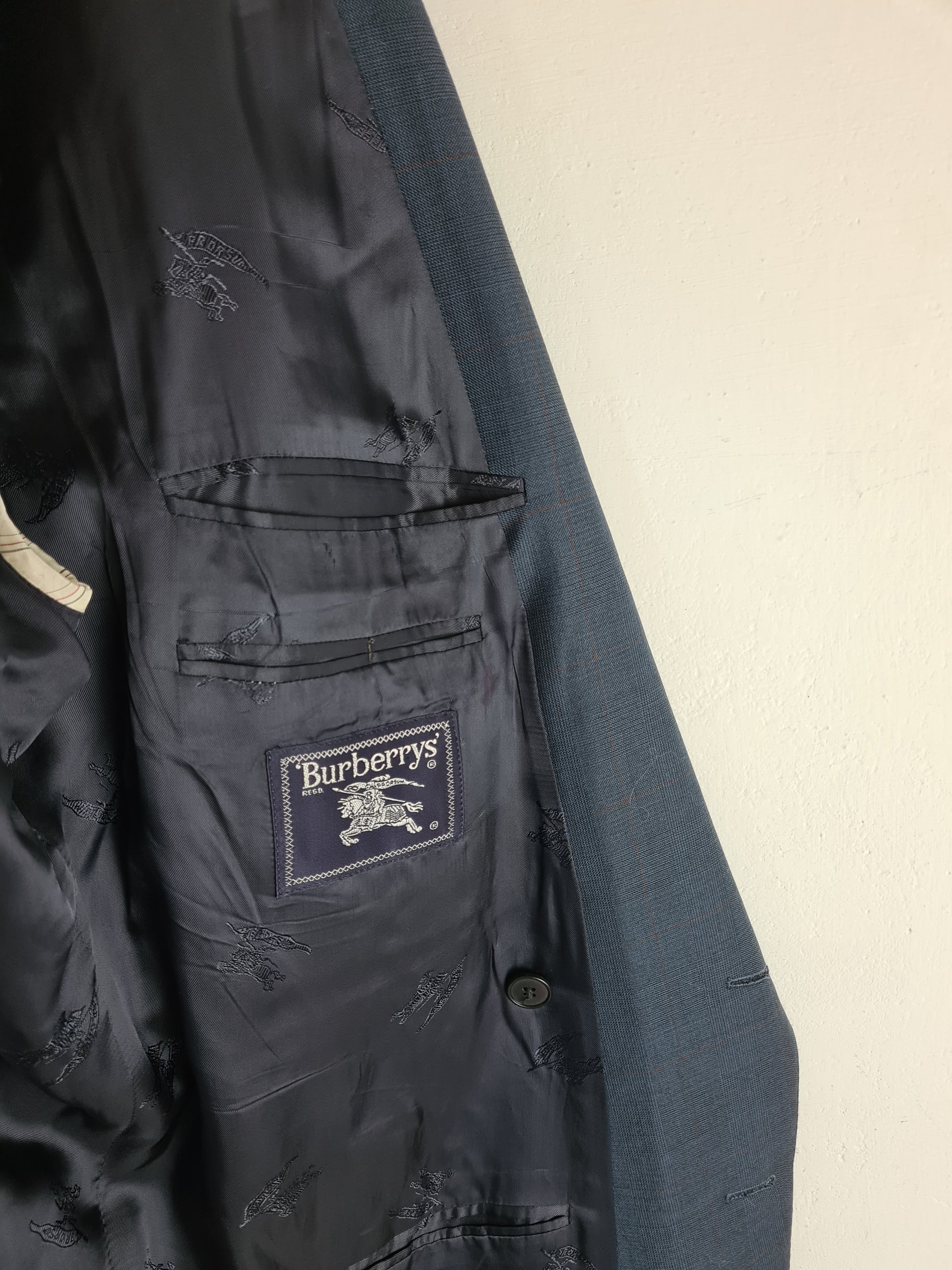 Vintage Burberrys Sakko Schurwolle M-L - RareRags