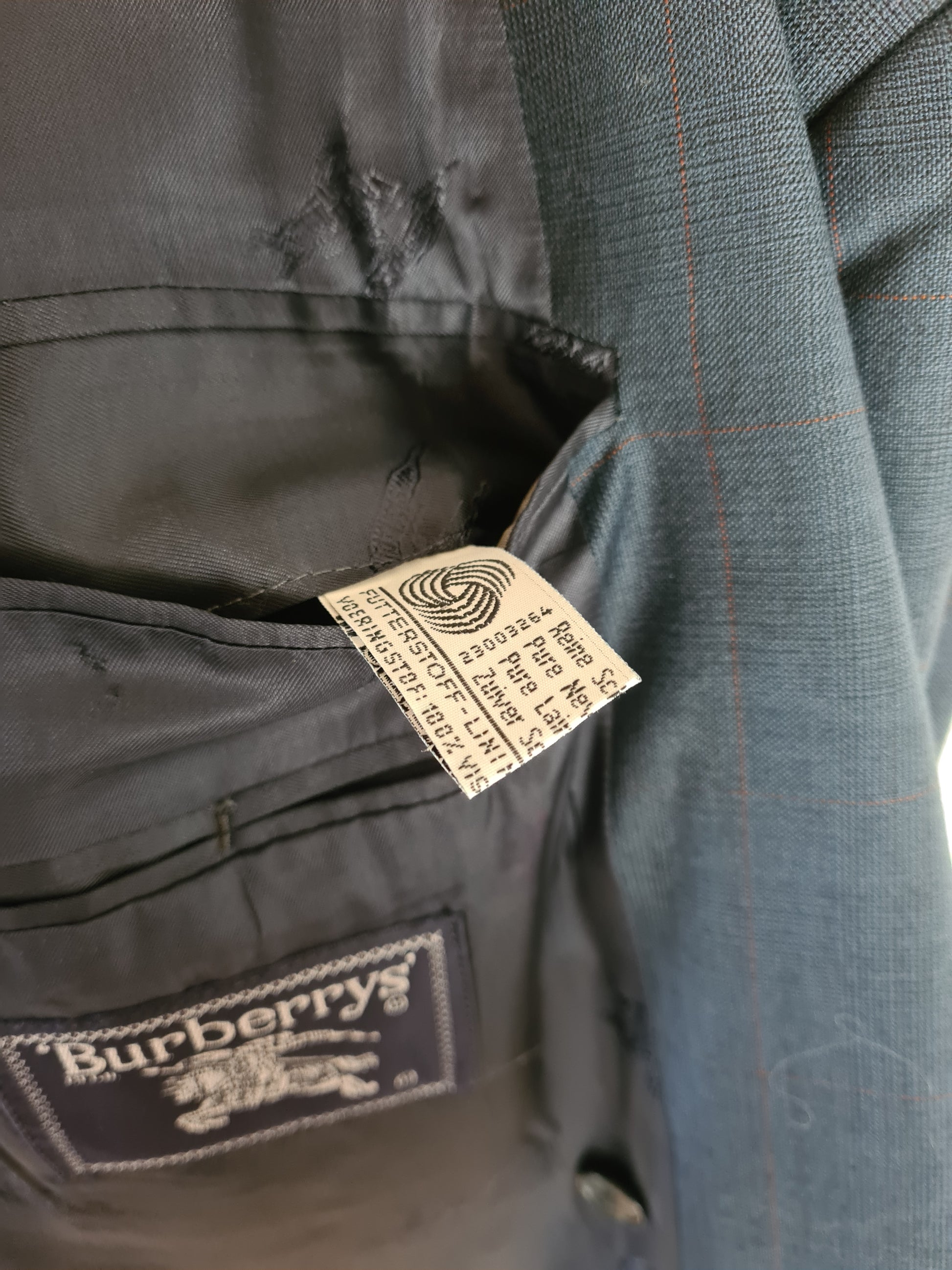 Vintage Burberrys Sakko Schurwolle M-L - RareRags
