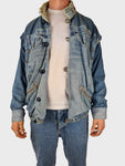 Vintage Designer Jeansjacke Upcycling L-XL
