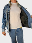 Vintage Designer Jeansjacke Upcycling L-XL