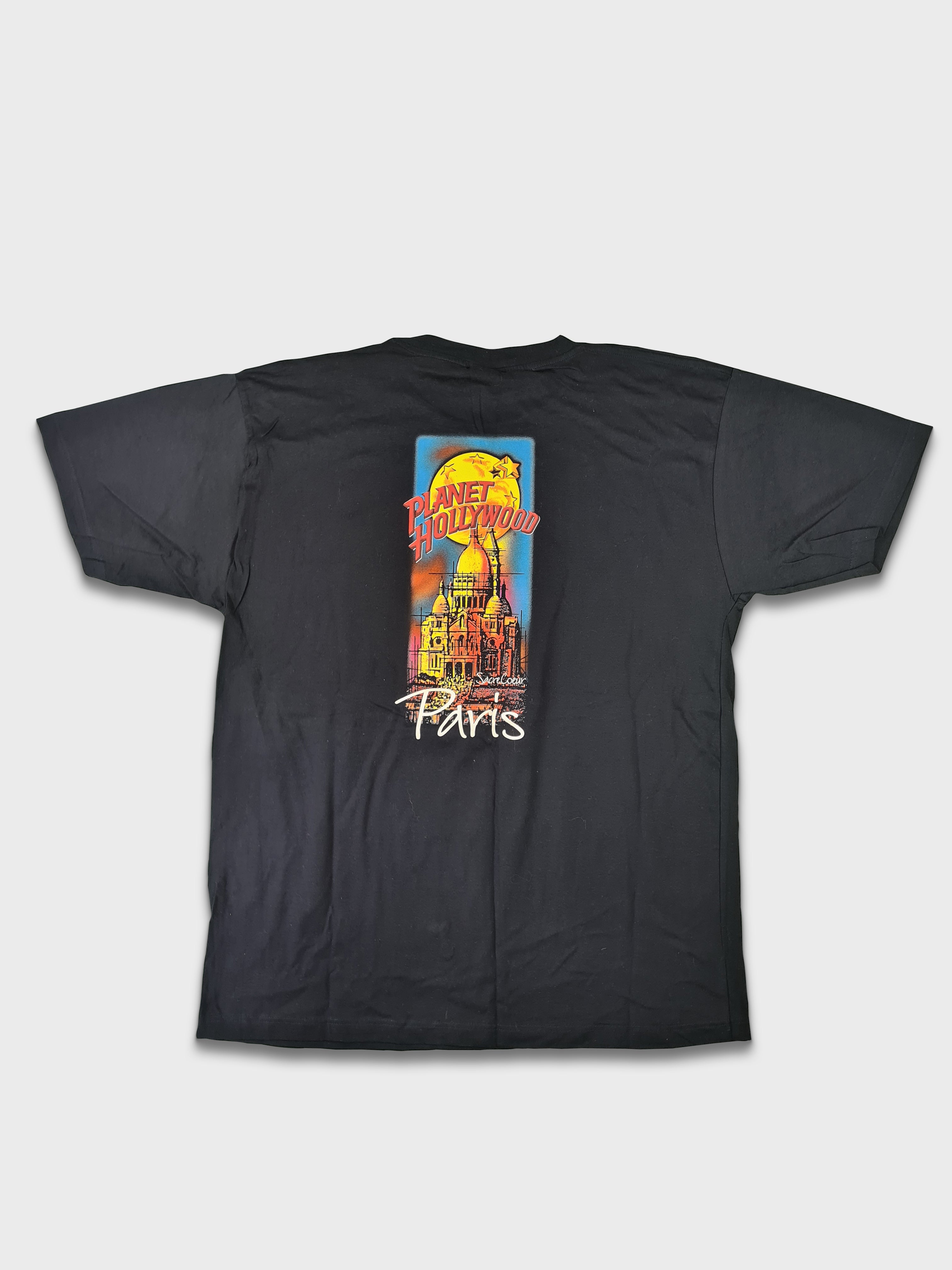 Rare! Vintage Planet Hollywood Shirt 1998 Paris Backprint XL - RareRags