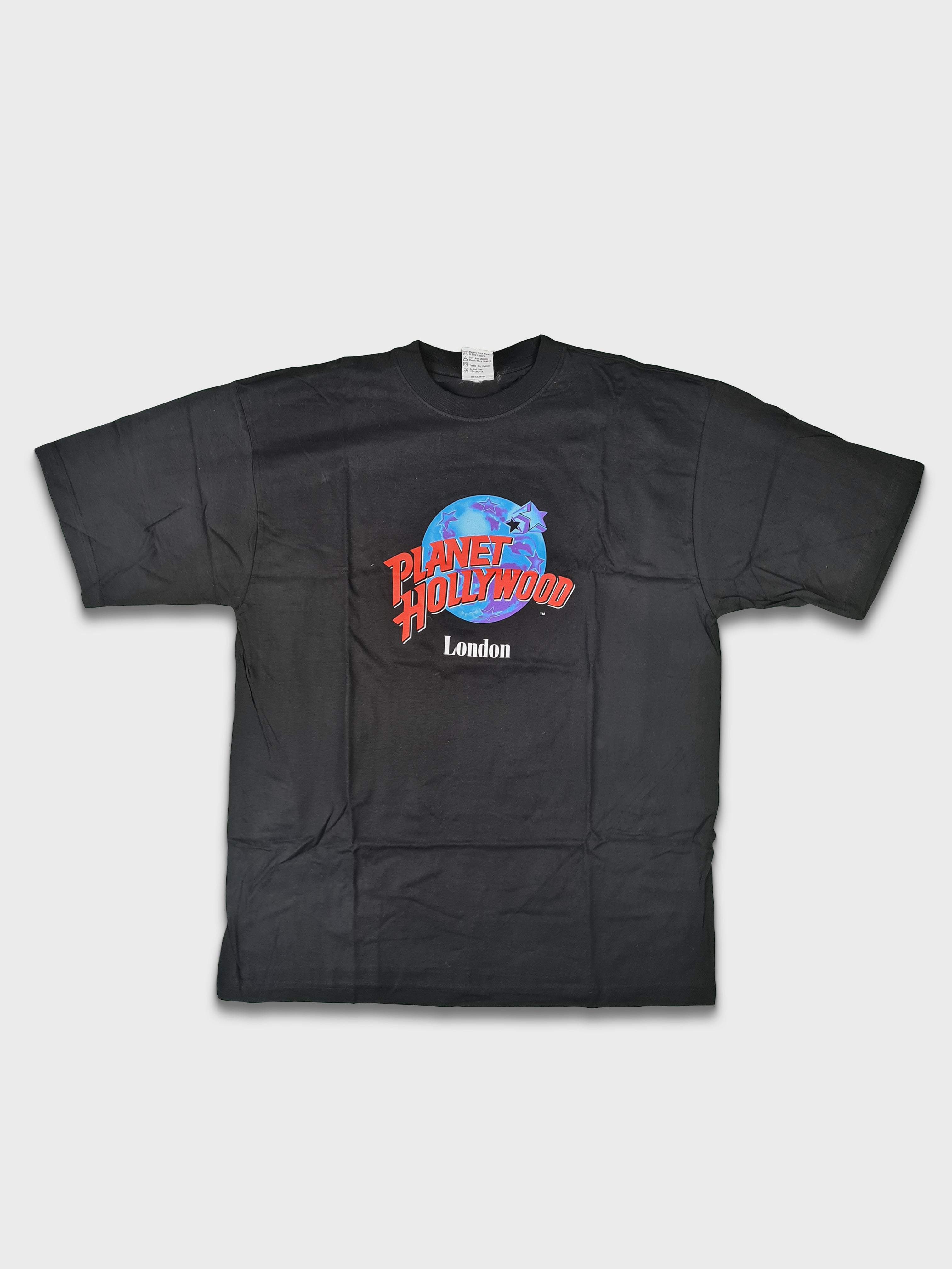 Vintage Planet Hollywood Shirt 90s London Schwarz XL - RareRags