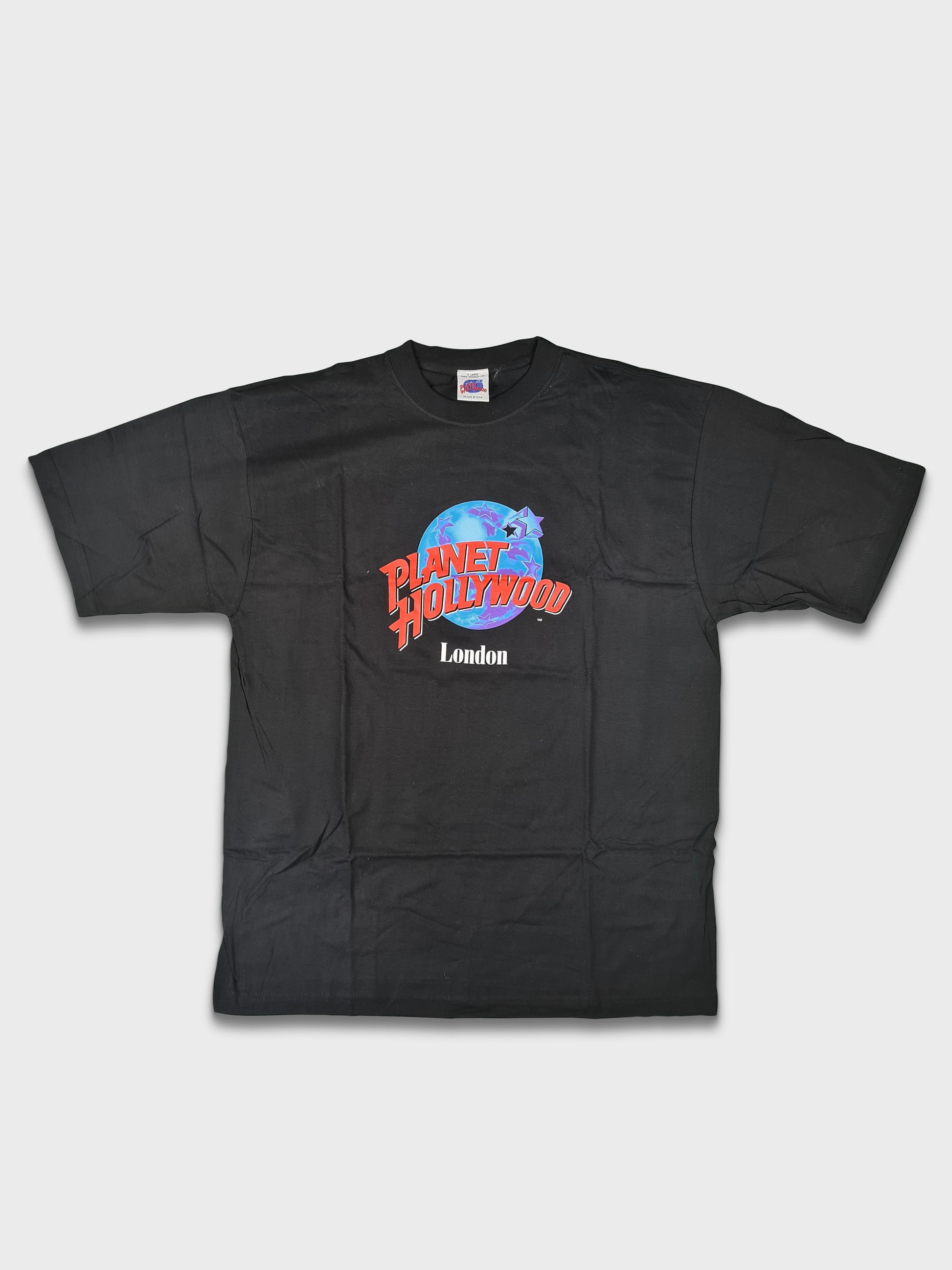 Vintage Planet Hollywood Shirt 90s London Schwarz XL - RareRags