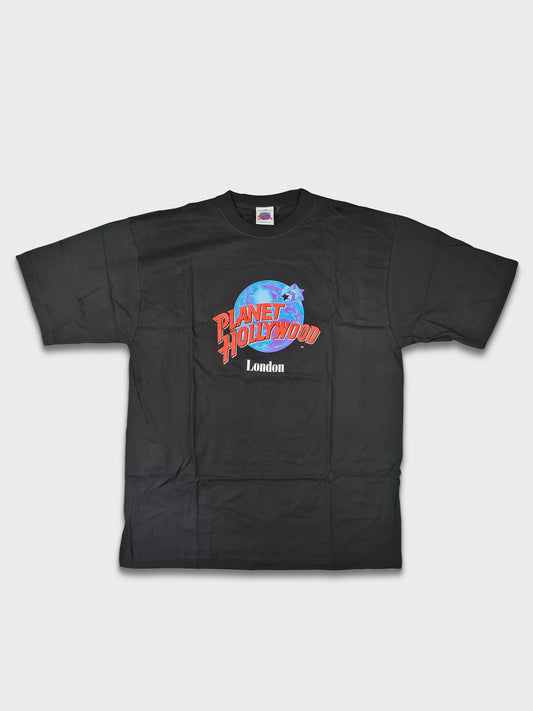 Vintage Planet Hollywood Shirt 90s London Schwarz XL