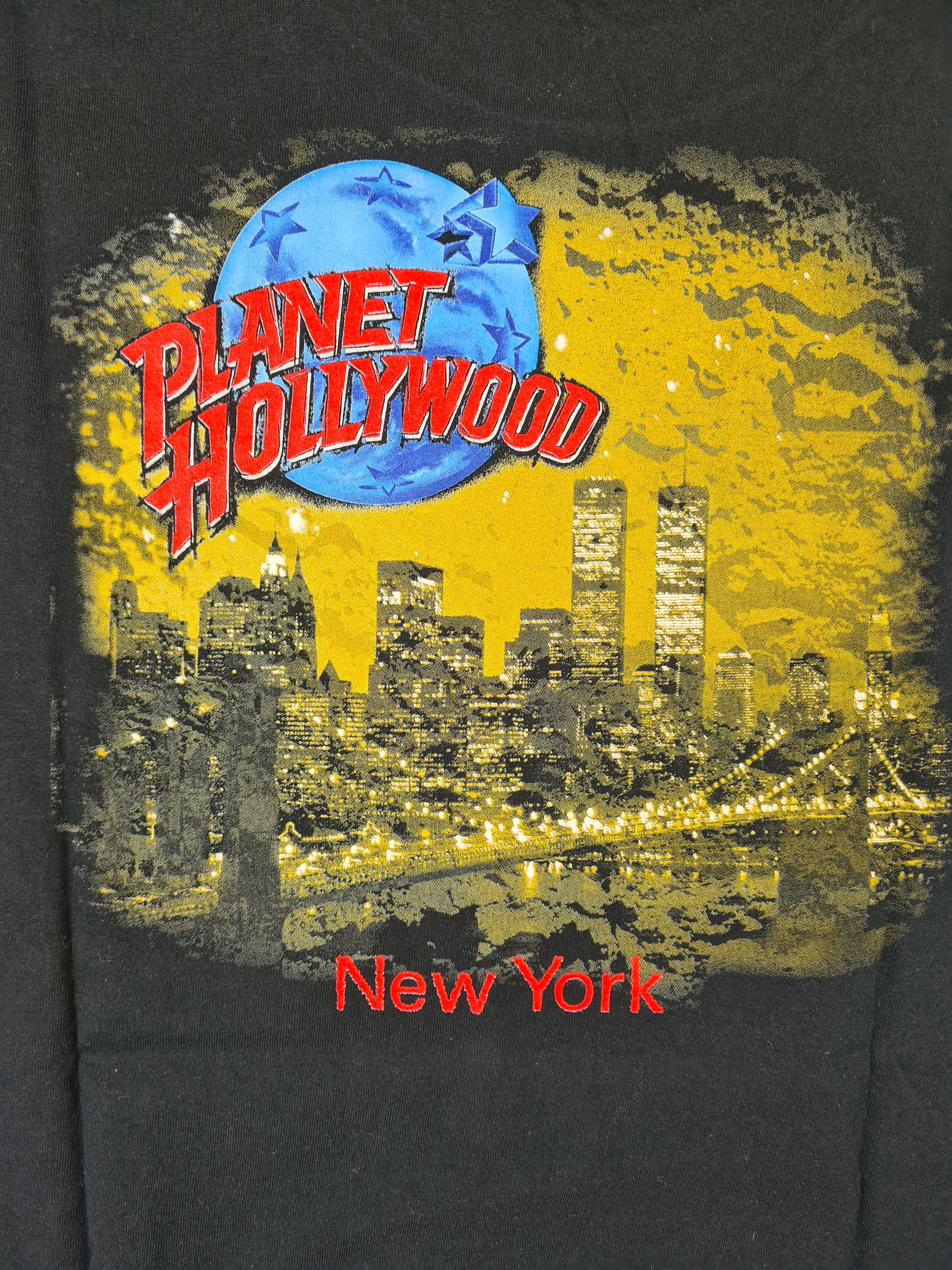 Rare! Vintage Planet Hollywood Shirt 1991 New York XL - RareRags