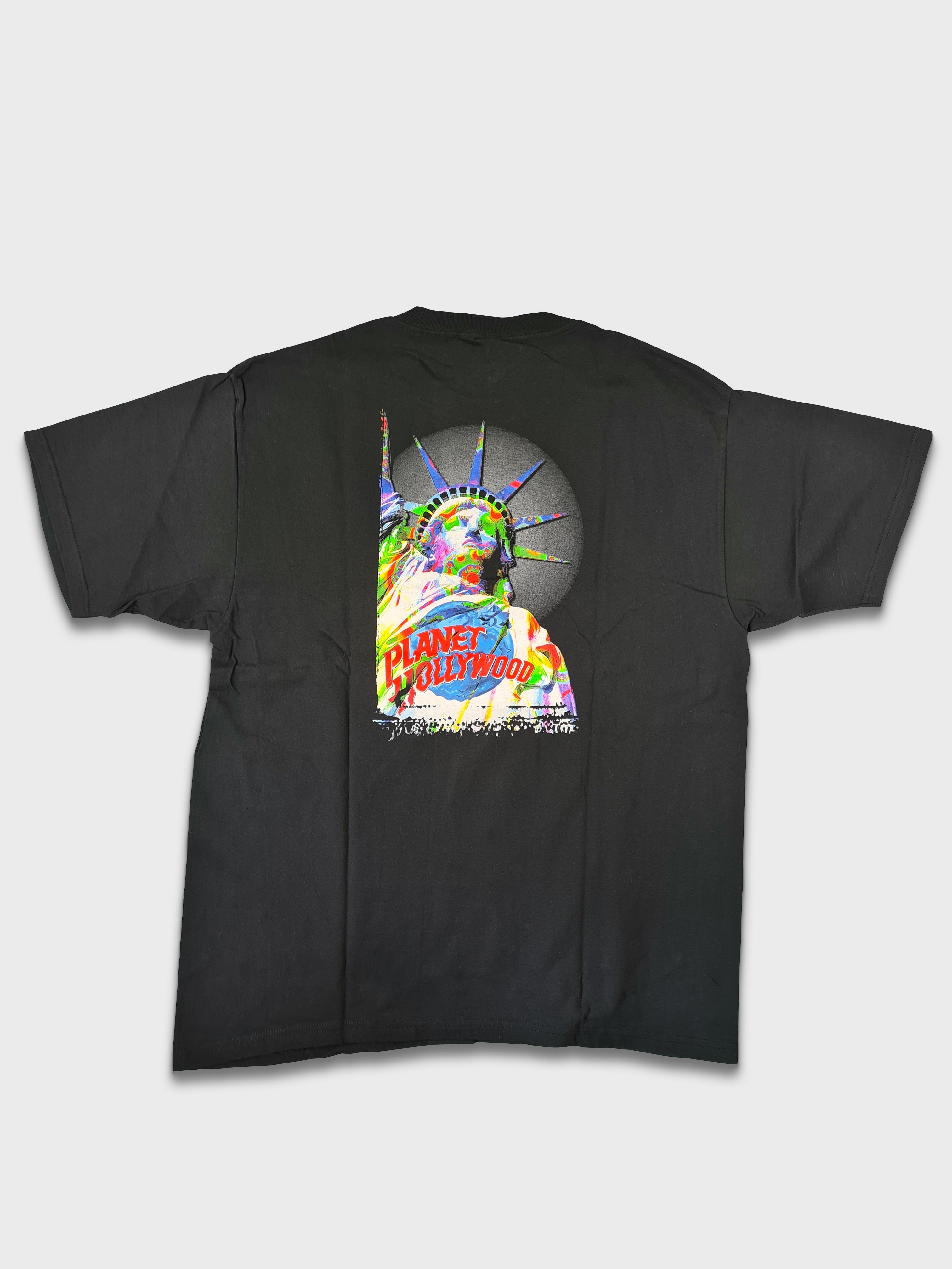 Rare! Vintage Planet Hollywood Shirt 1991 New York Statue of Liberty  XL - RareRags