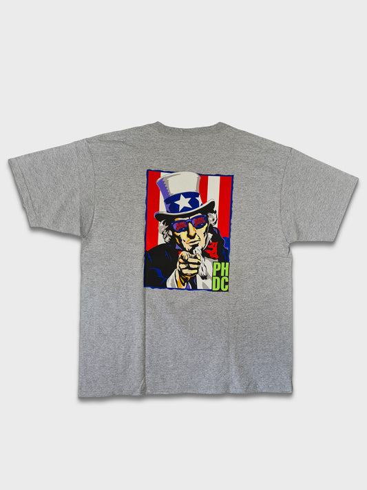Rare! Vintage Planet Hollywood Shirt 1991 Washington, D.C.  Uncle Sam XL