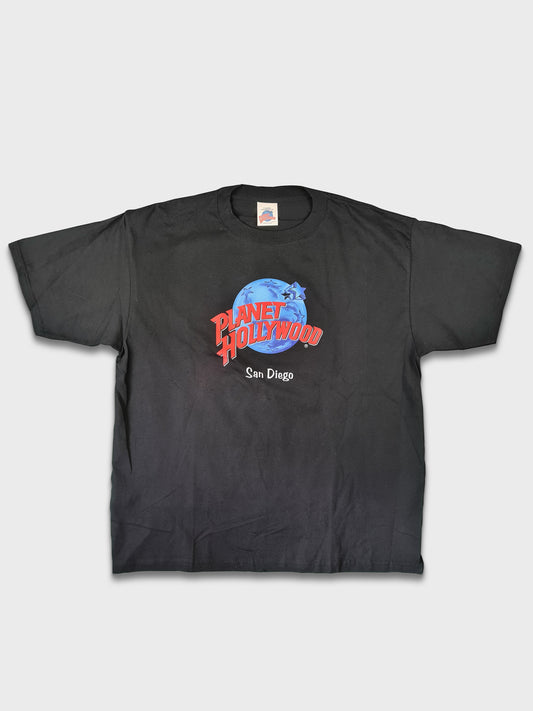 Vintage Planet Hollywood Shirt 1991 San Diego Schwarz  XL