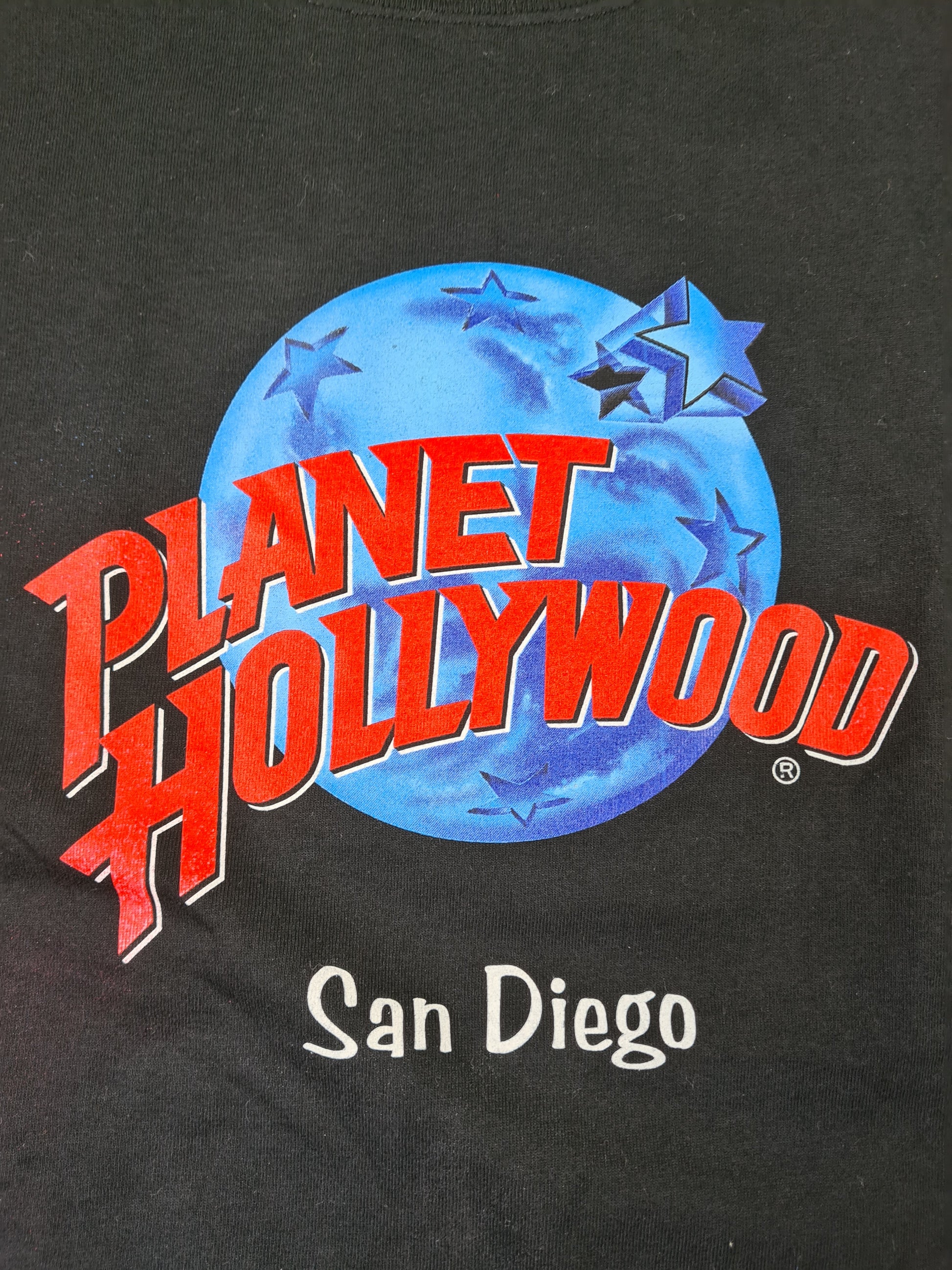 Vintage Planet Hollywood Shirt 1991 San Diego Schwarz  XL - RareRags