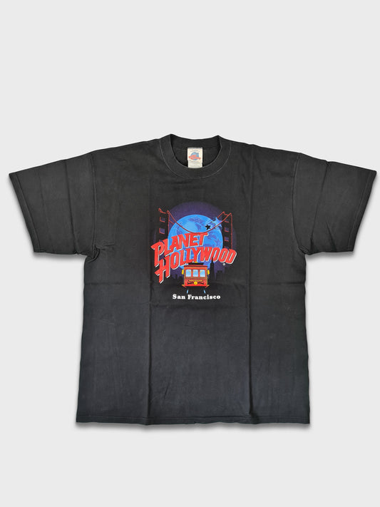 Vintage Planet Hollywood Shirt San Francisco Schwarz  XL
