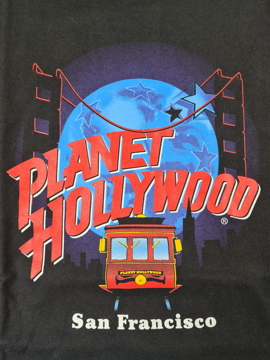 Vintage Planet Hollywood Shirt San Francisco Schwarz  XL