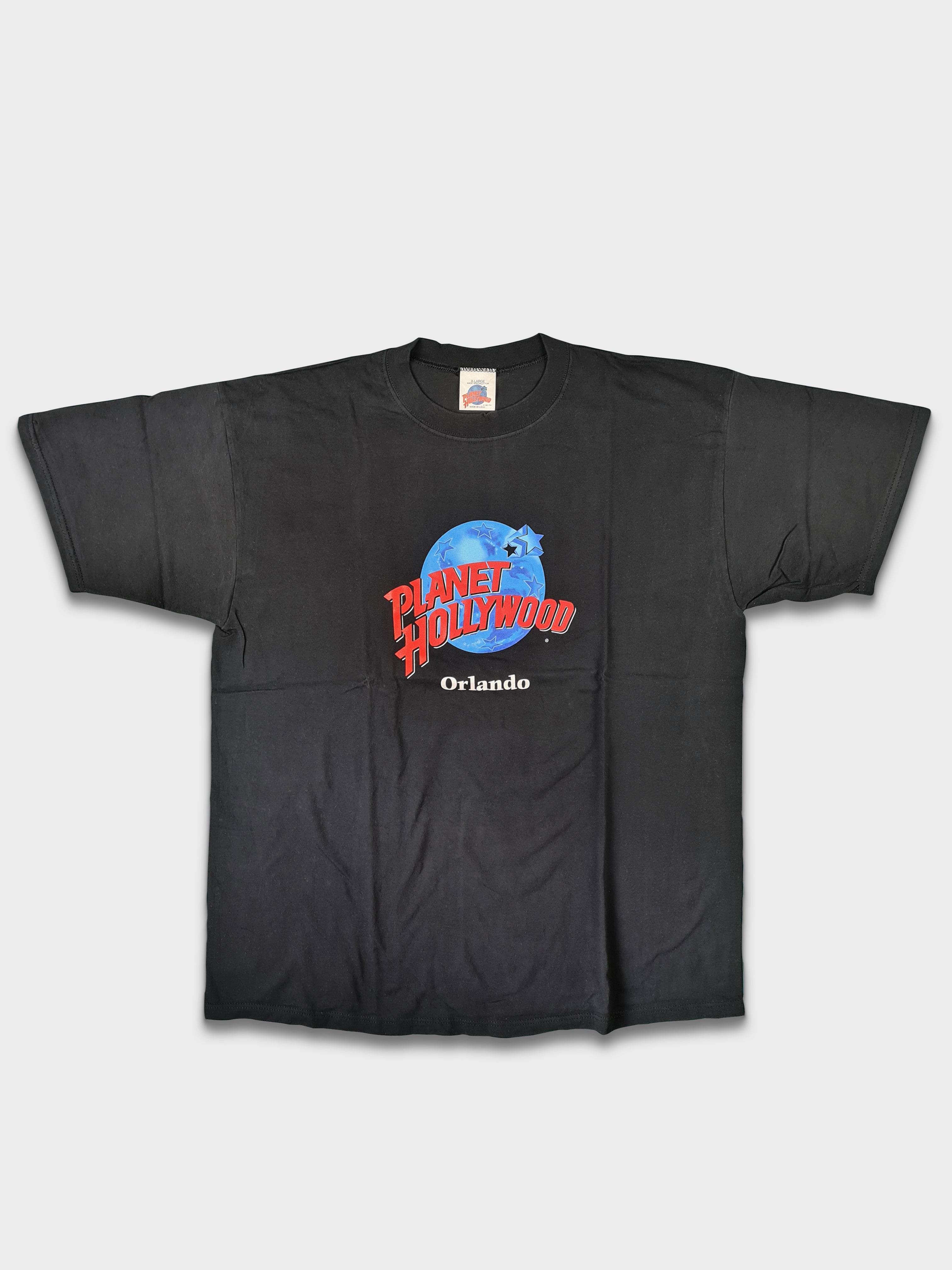 Vintage Planet Hollywood Shirt 1991 Orlando Schwarz  XL - RareRags