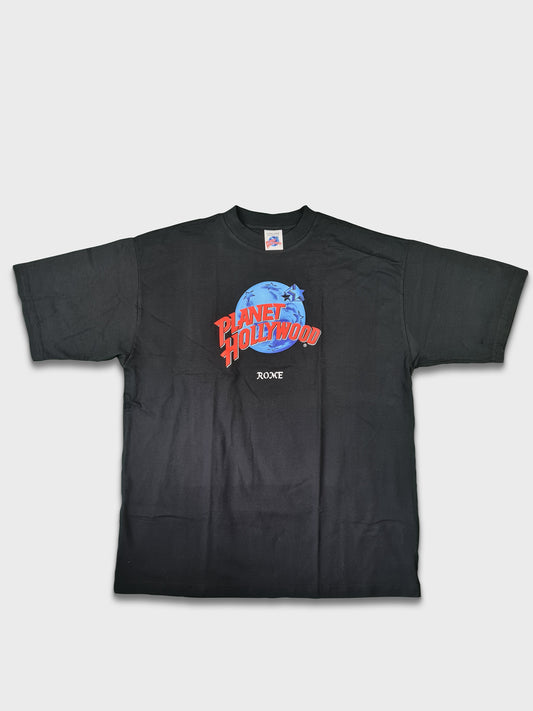 Vintage Planet Hollywood Shirt Rome Schwarz XL