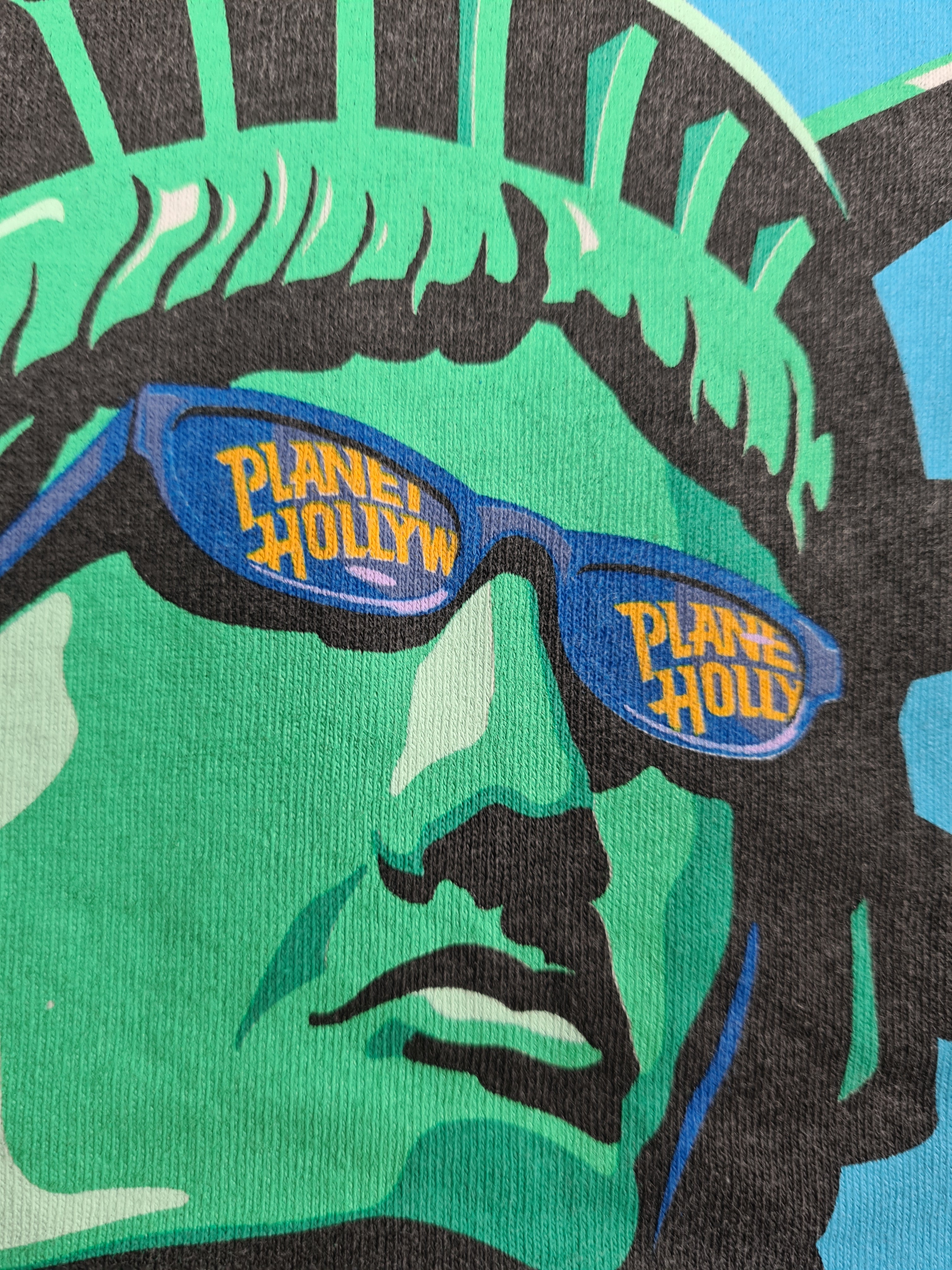 Vintage Planet Hollywood Shirt 1991 New York Statue of Liberty  XL - RareRags