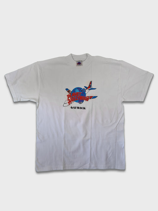 Vintage Planet Hollywood Shirt 1991 Gatwick  XL
