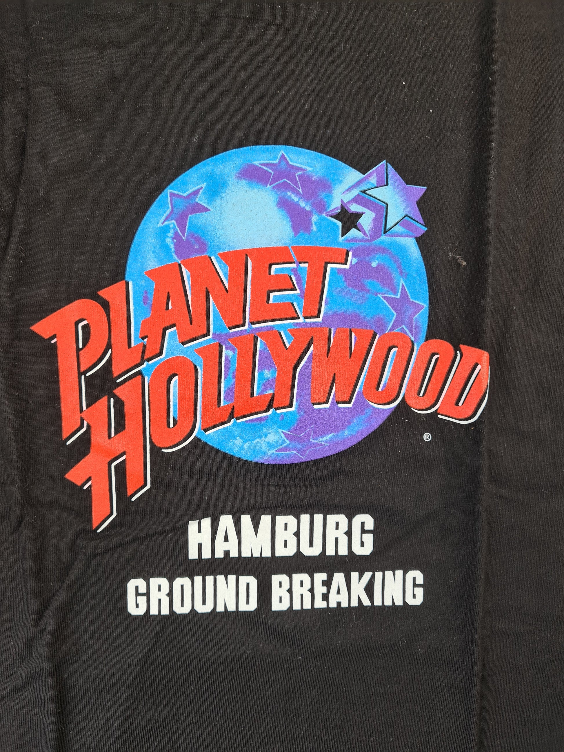 Vintage Planet Hollywood Shirt 1991 Hamburg Ground Breaking  XL - RareRags