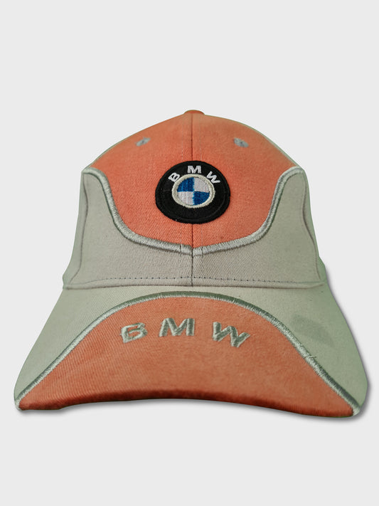 Modern BMW Cap Lachsrot/Grau 58cm