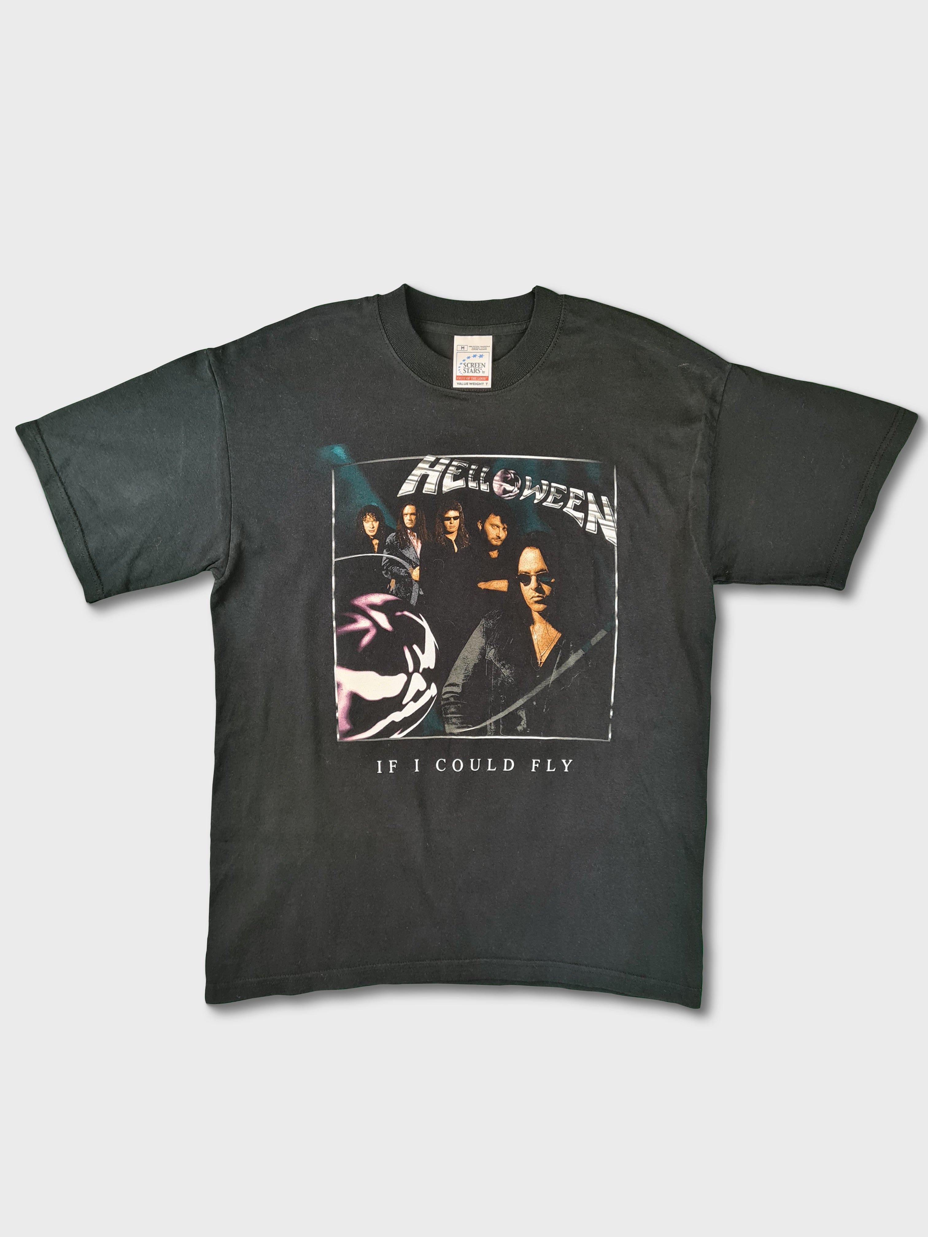 Vintage Screen Stars Shirt Helloween If I Could Fly 2000 M - RareRags