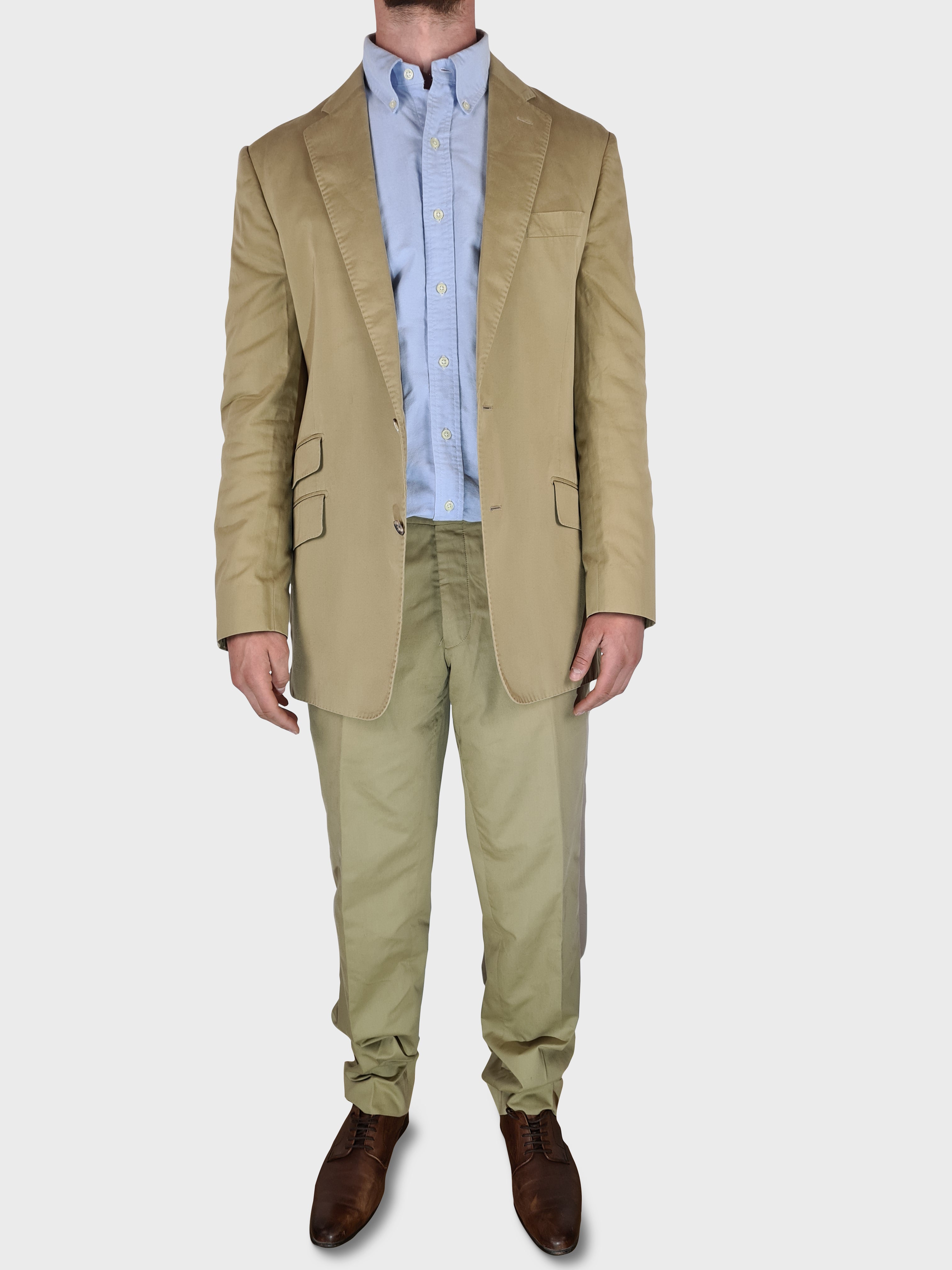 Designer Loro Piana Anzug Made In EU Für Weil Sand M-L - RareRags