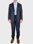 Designer Loro Piana Anzug Sayn Made In EU 2011 Dunkelblau M-L