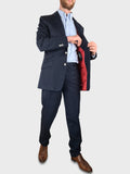 Designer Loro Piana Anzug Sayn Made In EU 2011 Dunkelblau M-L