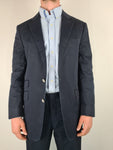 Designer Loro Piana Anzug Sayn Made In EU 2011 Dunkelblau M-L