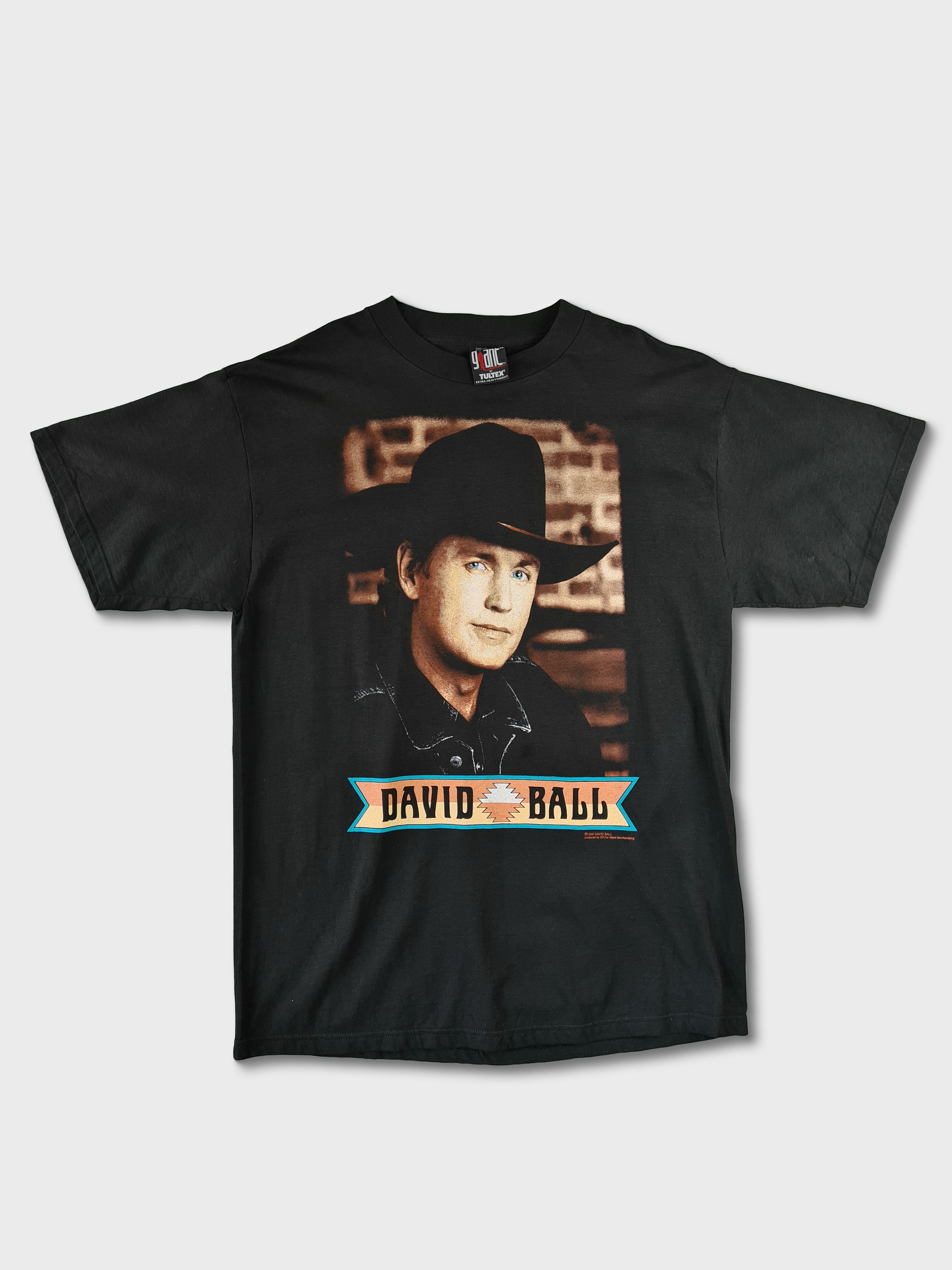 Rare! Vintage Giant Shirt David Ball Tour 1995 XL - RareRags